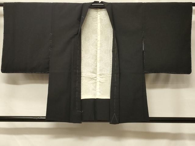 平和屋着物＃羽織　総刺繍　舞花文　黒地　金糸　正絹　逸品　未使用　CABF1544in