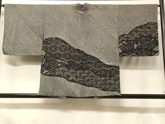 平和屋着物＃羽織　総絞り　吉祥花文　正絹　逸品　未使用　CABF1561in