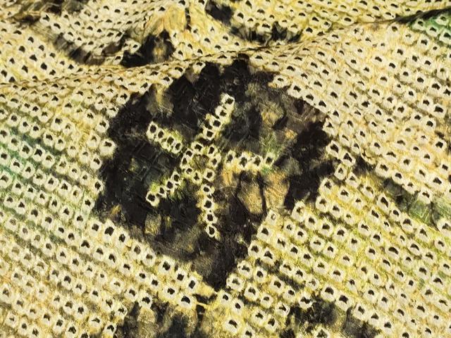 平和屋着物＃羽織　総絞り　花唐草文　暈し染め　正絹　逸品　CABF1565in