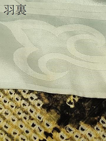 平和屋着物＃羽織　総絞り　花唐草文　暈し染め　正絹　逸品　CABF1565in