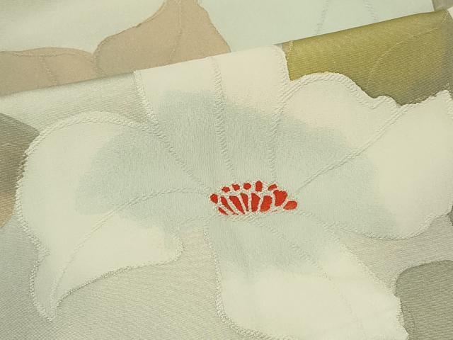平和屋着物＃羽織　地紋起こし　花づくし　暈し染め　正絹　逸品　CABF1574in