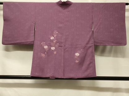 平和屋着物＃羽織　総刺繍　枝花文　正絹　逸品　CABF1577in