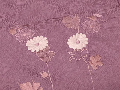 平和屋着物＃羽織　総刺繍　枝花文　正絹　逸品　CABF1577in
