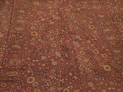 平和屋着物＃羽織　更紗花文　正絹　逸品　CABF1579in