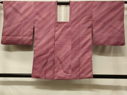 平和屋着物＃道行コート　斜線文　暈し染め　正絹　逸品　CABF1585in