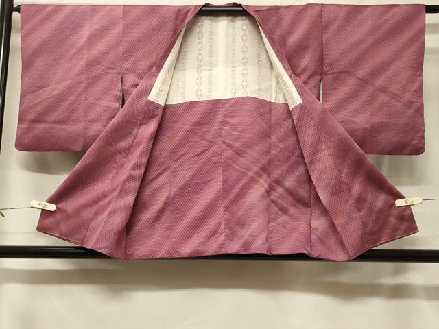 平和屋着物＃道行コート　斜線文　暈し染め　正絹　逸品　CABF1585in