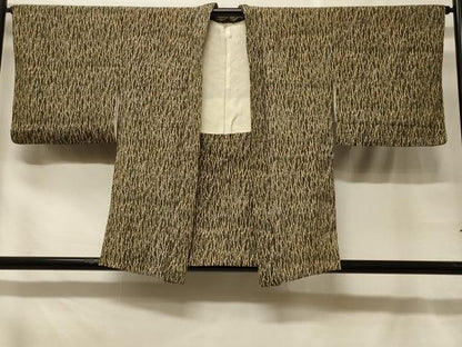 平和屋着物＃羽織　霞文　銀彩　正絹　逸品　CABF1588in