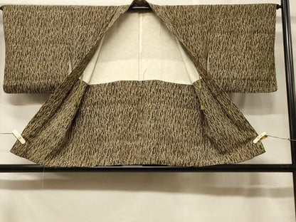 平和屋着物＃羽織　霞文　銀彩　正絹　逸品　CABF1588in