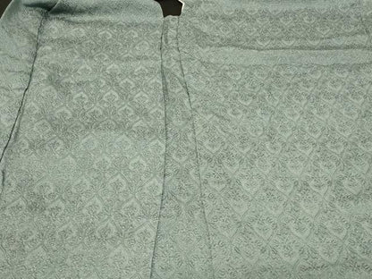 平和屋着物＃羽織　花菱地紋　淡藤色　正絹　逸品　CABF1589in