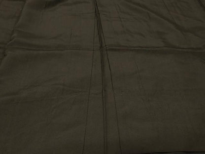 平和屋着物＃男性　長羽織　黒紋付き　単衣　正絹　逸品　未使用　CABF1591in