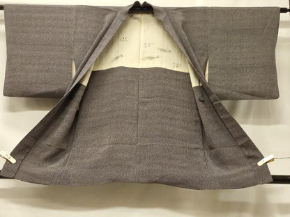 平和屋着物＃羽織　幾何学文様　正絹　逸品　CABF1595in