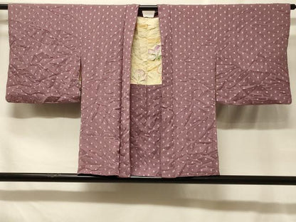 平和屋着物＃羽織　絞り　麻の葉文　正絹　逸品　CABF1597in