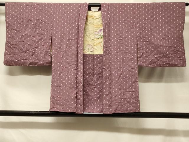平和屋着物＃羽織　絞り　麻の葉文　正絹　逸品　CABF1597in