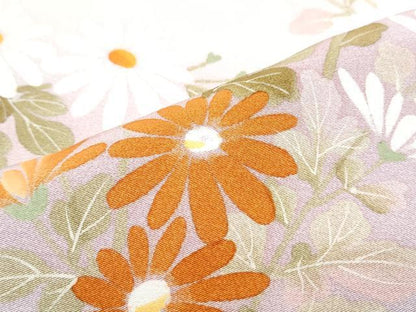 平和屋着物■訪問着 作家物 草花文 暈し染め 正絹 逸品 CABF1605th