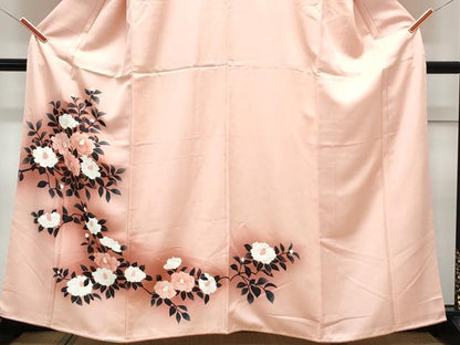 平和屋着物■訪問着　草花文　暈し染め　正絹　逸品　CABF1688th