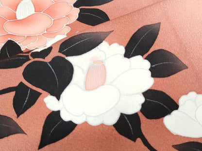 平和屋着物■訪問着　草花文　暈し染め　正絹　逸品　CABF1688th