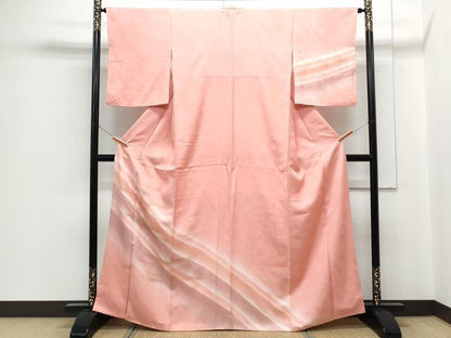 平和屋着物■訪問着 作家物 総刺繍 雪輪花文 暈し染め 金彩 正絹 逸品 CABF1691th