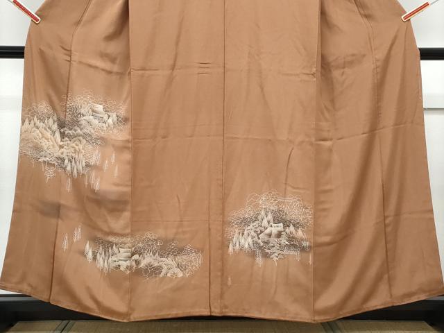 平和屋着物■訪問着　風景文　暈し染め　正絹　逸品　CABF1694th