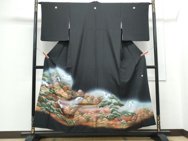 平和屋着物▽豪華黒留袖　単衣　作家物　御門臨幸　平安人物風景文　暈し染め　金彩　やまと誂製　正絹　逸品　BAAW2651yc 2026年最新】平和屋 黒留袖の人気アイテム - メルカリ