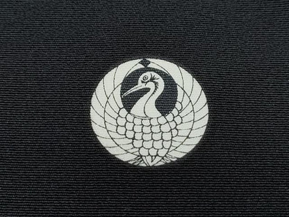 平和屋着物■豪華黒留袖　作家物　飛鶴風景文　暈し染め　金彩　正絹　逸品　CABF1696th