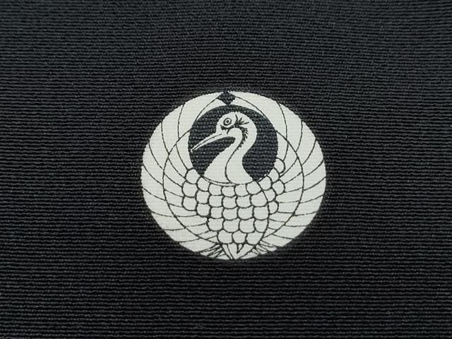 平和屋着物■豪華黒留袖　作家物　飛鶴風景文　暈し染め　金彩　正絹　逸品　CABF1696th