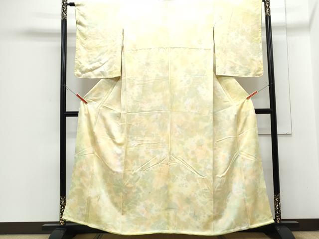 平和屋着物■上質な小紋　霞文　暈し染め　正絹　逸品　CABF1698th