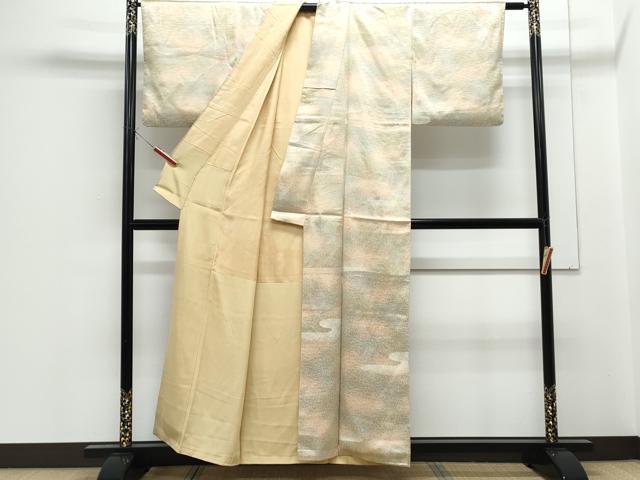 平和屋着物●上質な小紋　作家物　エ霞文　正絹　逸品　AABG4075ck 平和屋着物○上質な小紋 作家物 霞文 正絹 逸品 AABG4428fy 【公式通販】