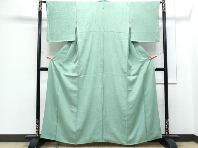 平和屋着物■上質な色無地 薄青色 正絹 逸品 CABF1706th