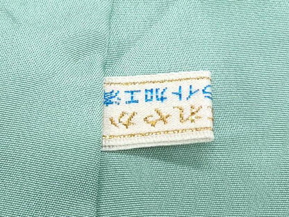 平和屋着物■上質な色無地 薄青色 正絹 逸品 CABF1706th