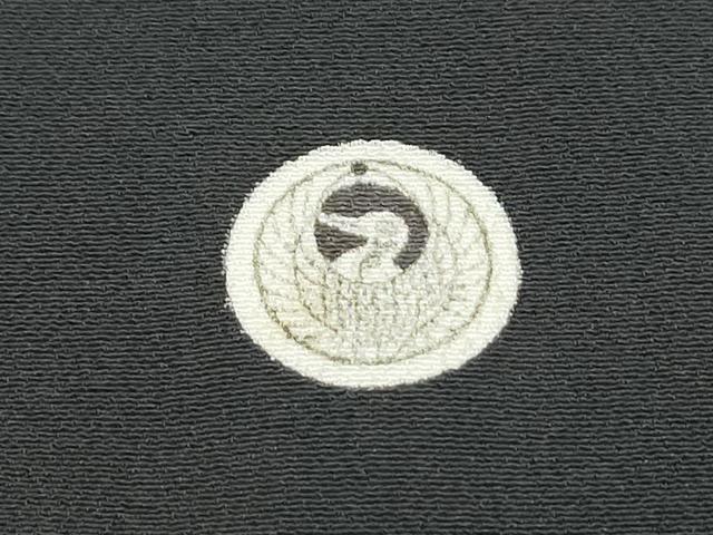 平和屋着物■豪華黒留袖　刺繍　立波飛鳥文　金彩　正絹　逸品　CABF1716th