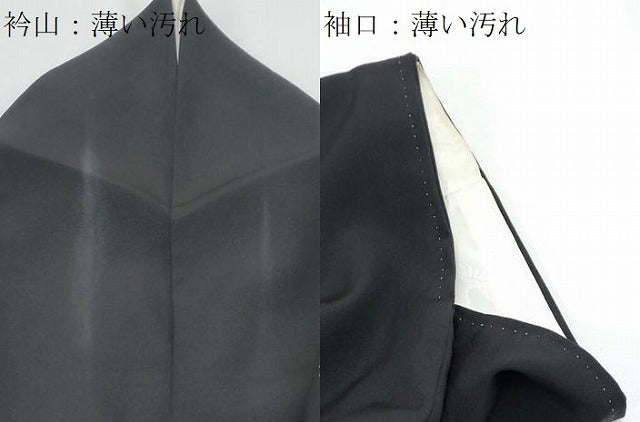 平和屋着物■豪華黒留袖 作家物 遠山風景文 正絹 逸品 CABF1719th