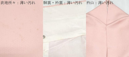 平和屋着物■色留訪問着　色無地　七宝地紋　虹色　正絹　逸品　CABF1731th