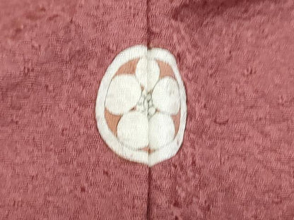 平和屋着物■上質な色無地　長春色　正絹　逸品　CABF1734th