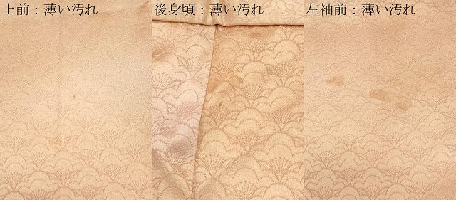 平和屋着物■上質な小紋　梅尽くし　暈し染め　正絹　逸品　CABF1736th