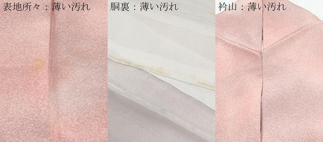 平和屋着物■上質な小紋　草木染　霞文　暈し染め　正絹　逸品　CABF1737th