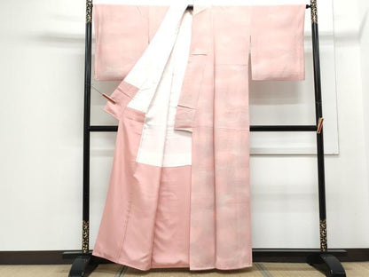 平和屋着物■上質な小紋　草木染　霞文　暈し染め　正絹　逸品　CABF1737th