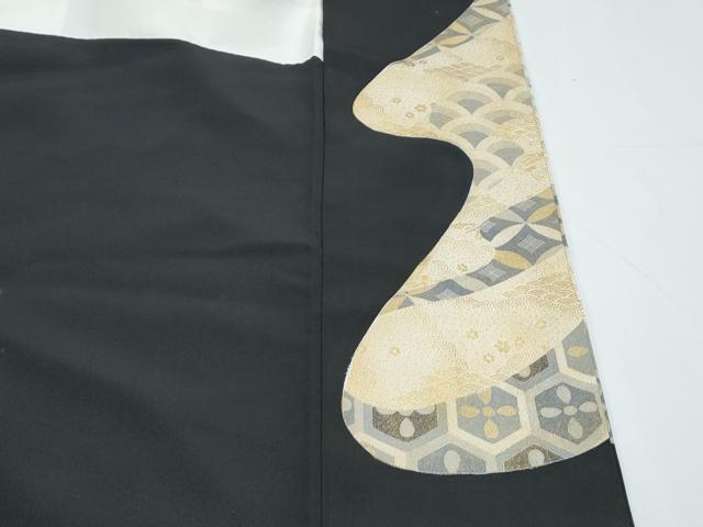 平和屋着物■豪華黒留袖 作家物 流水鴛鴦文 金彩 正絹 逸品 CABF1742th