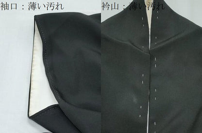 平和屋着物■豪華黒留袖 駒刺繍 笹竹文 金銀彩 正絹 逸品 CABF1743th