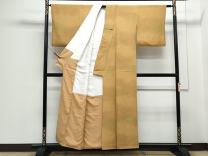 平和屋着物■上質な小紋 霞文 暈し染め 正絹 逸品 CABF1766th