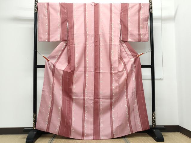 平和屋着物■小紋　花鳥間道　洗える着物　CABF1784th