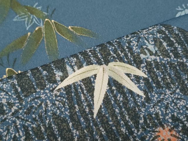 平和屋着物■訪問着　草花文　洗える着物　CABF1790th