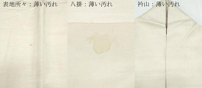 平和屋着物■訪問着　作家物　紬地　手描き　短冊人物風景文　正絹　逸品　CABF1811th