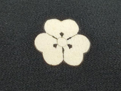 平和屋着物■豪華黒留袖 駒刺繍 飛鶴文 正絹 逸品 CABF1821th