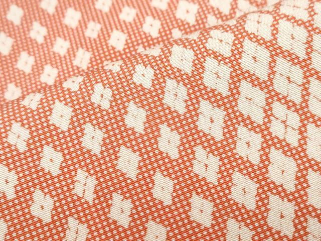 平和屋着物■上質な小紋　菱間道　正絹　逸品　CABF1832th