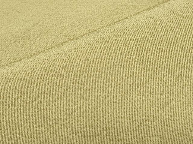 平和屋着物■上質な色無地　抹茶色　正絹　逸品　CABF1836th