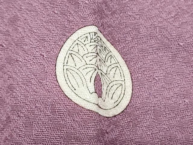 平和屋着物■上質な色無地　京紫色　正絹　逸品　CABF1838th