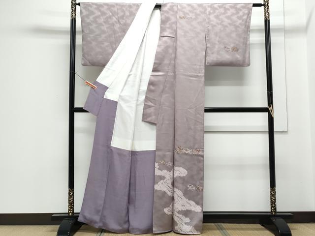 平和屋着物■訪問着　絞り　文箱花文　暈し染め　金彩　正絹　逸品　CABF1843th