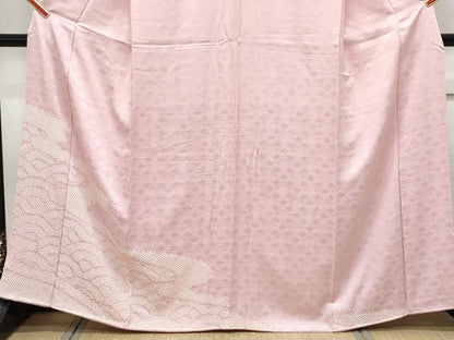 平和屋着物■訪問着　絞り　流水文　正絹　逸品　CABF1845th