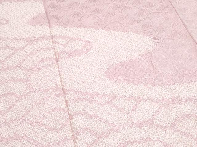 平和屋着物■訪問着　絞り　流水文　正絹　逸品　CABF1845th