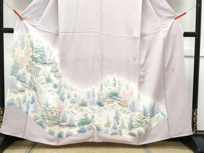 平和屋着物■豪華色留袖　作家物　人物風景文　暈し染め　正絹　逸品　CABF1847th